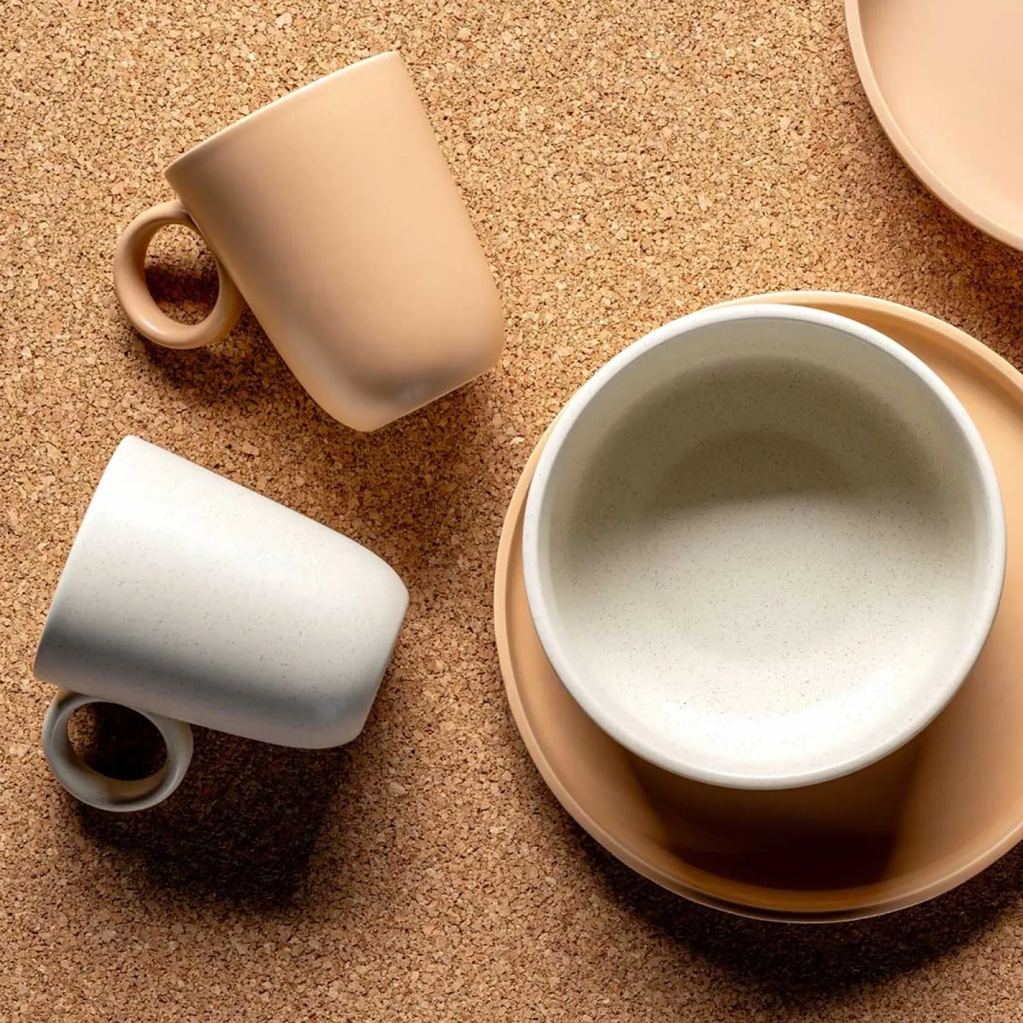 Keramiktasse ROMA 400 ml creme 6er-Set