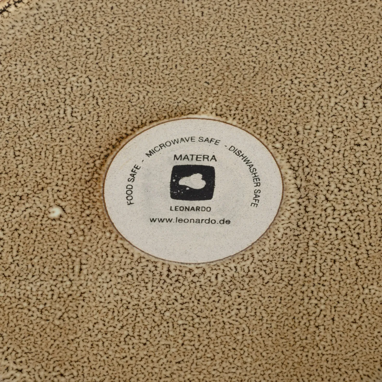 Keramikteller MATERA 27 cm beige 6er-Set