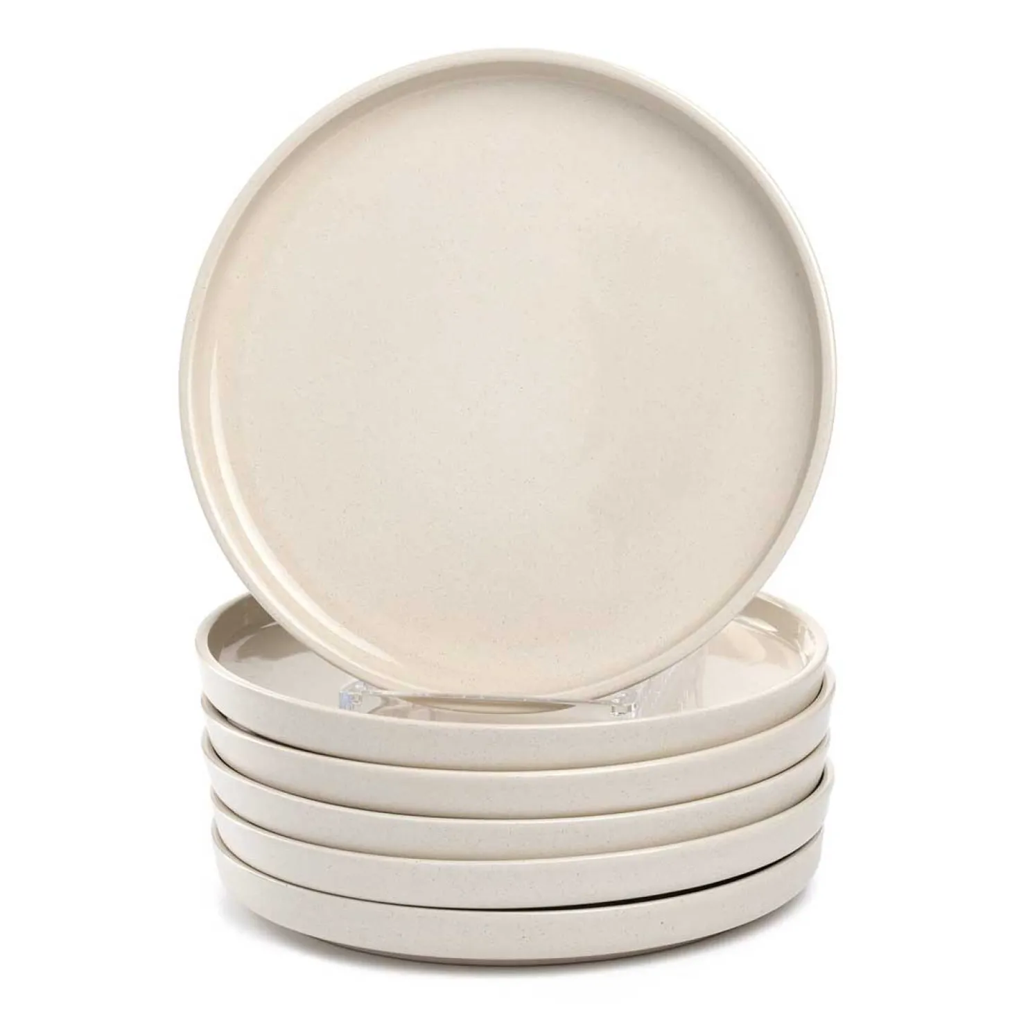 Keramikteller ROMA 22 cm creme 6er-Set