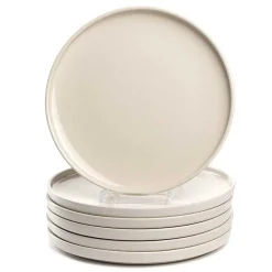 Keramikteller ROMA 27 cm creme 6er-Set