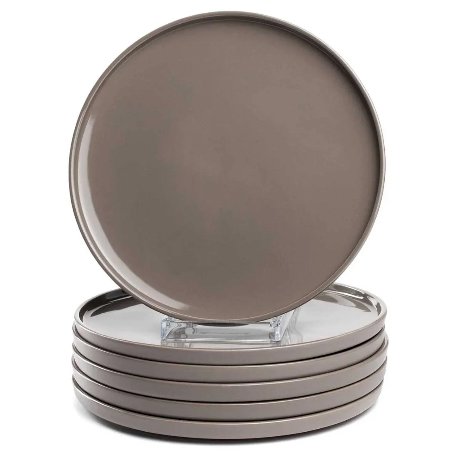 Keramikteller ROMA 27 cm taupe 6er-Set