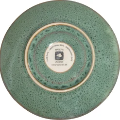 Keramikuntertasse MATERA 15 cm grün 4er-Set