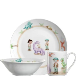Kindergeschirr BAMBINI AVVENTURA 3-teilig Dino
