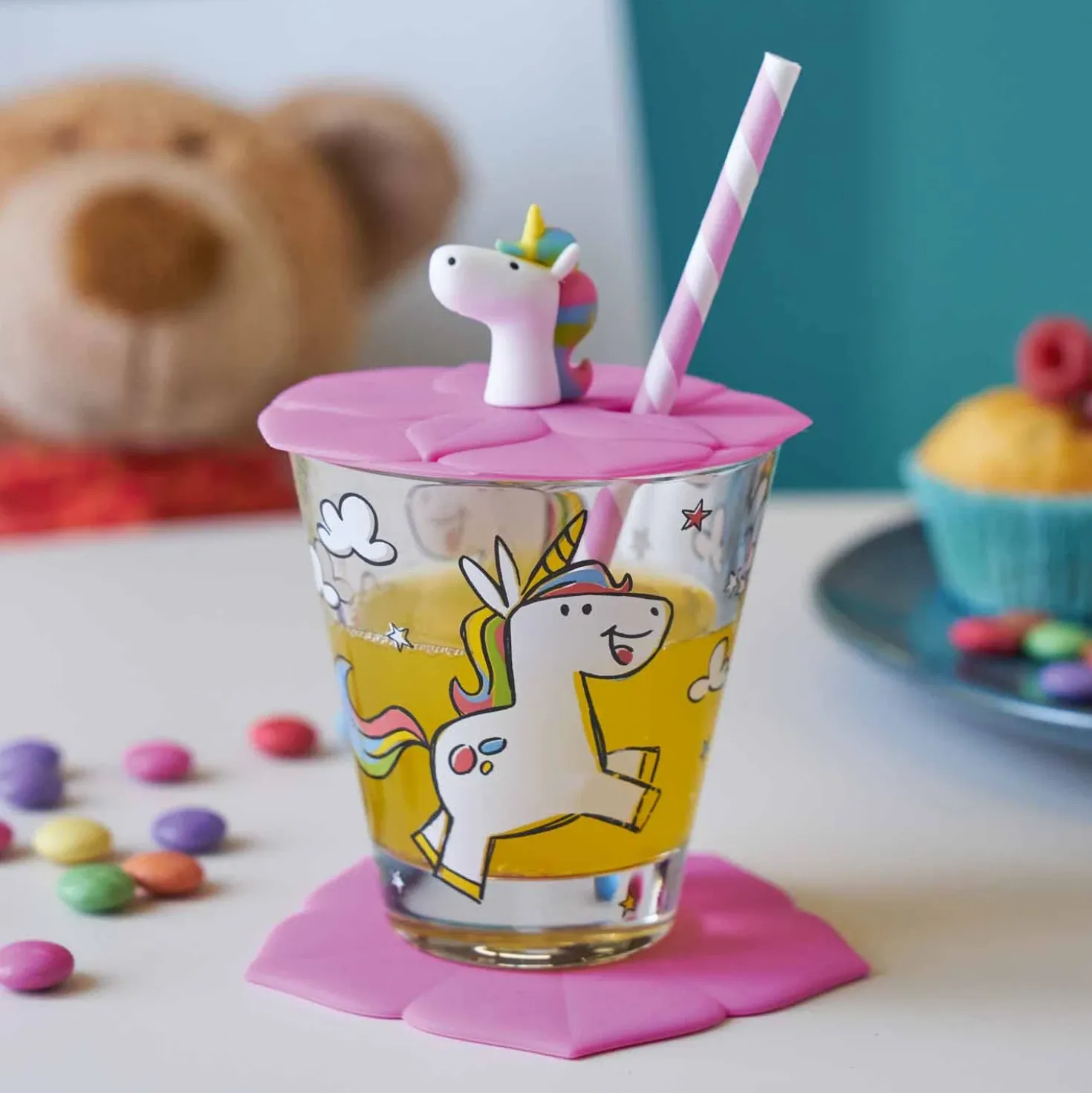 Kindertrinkset BAMBINI 3-teilig Einhorn