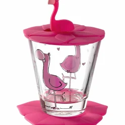 Kindertrinkset BAMBINI 3-teilig Flamingo