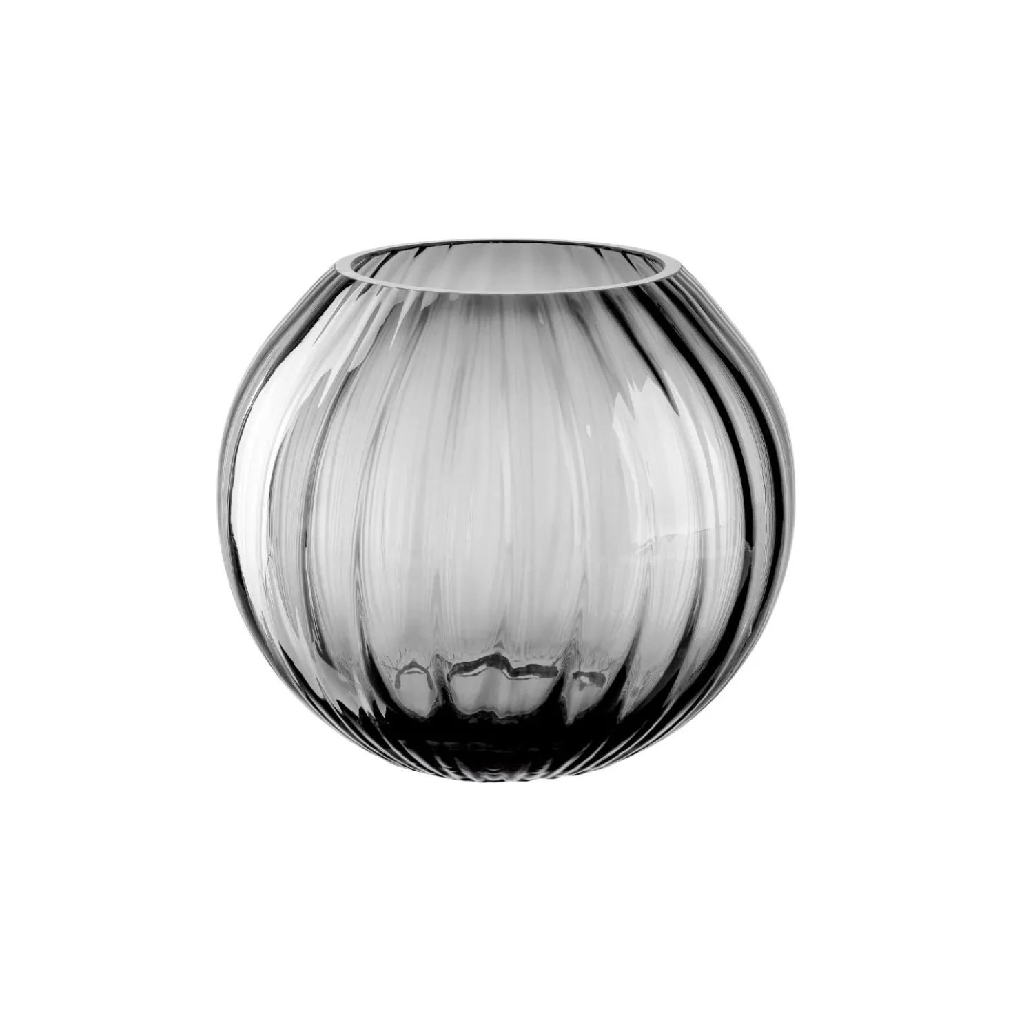 Kugelvase POESIA 13 cm grau