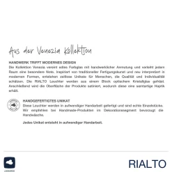 Leuchter RIALTO 40 cm satiniert