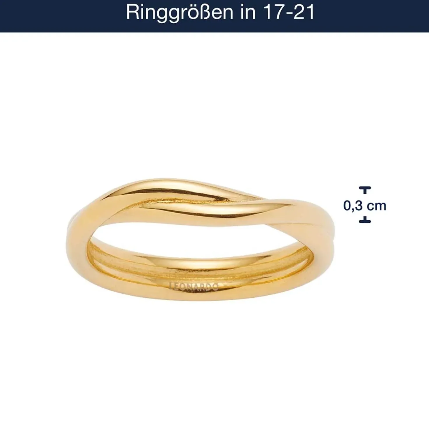 Ring TWISTER 20 gold CIAO
