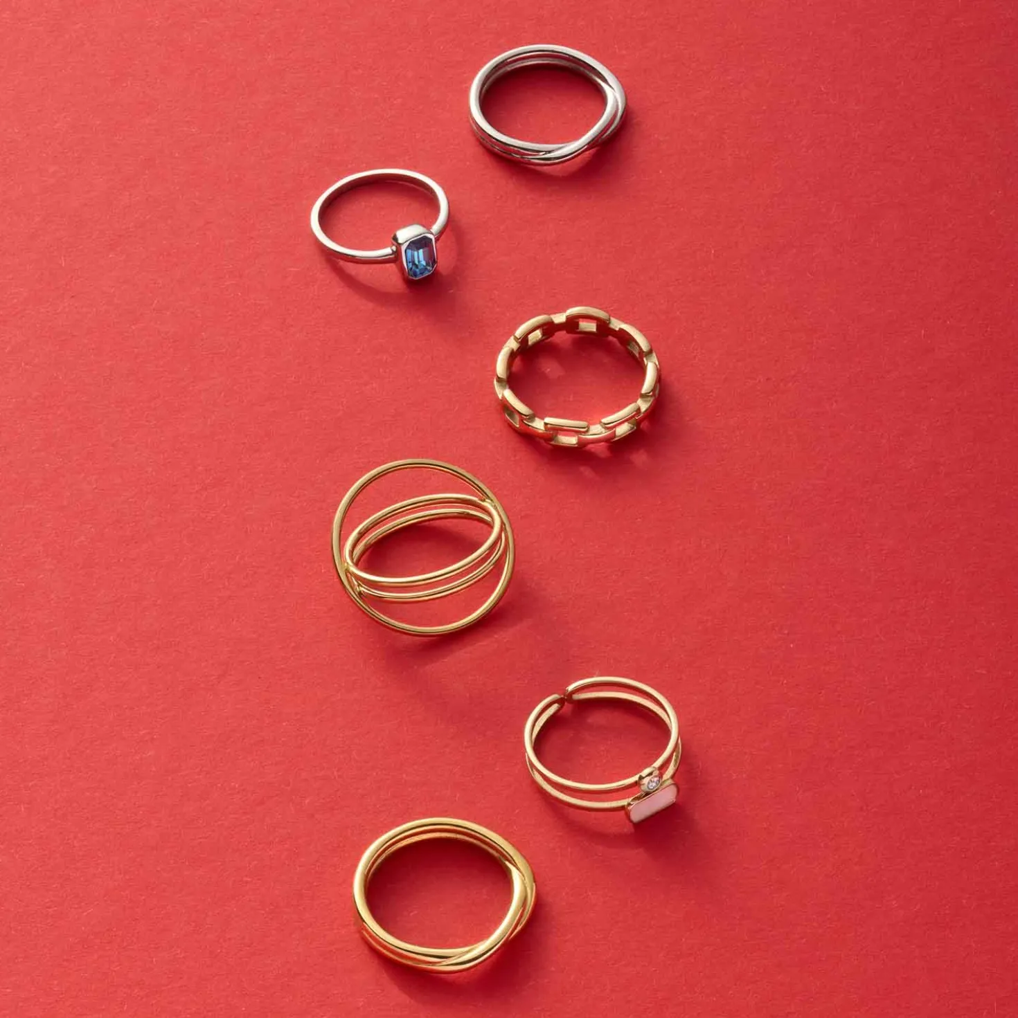 Ring TWISTER 18 gold CIAO