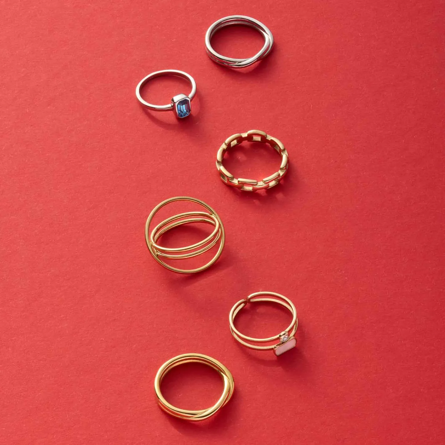 Ring TWISTER 17 gold CIAO