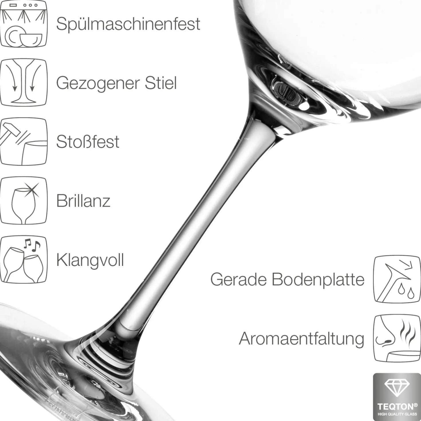 Rotweinglas CIAO+ 430 ml 6er-Set