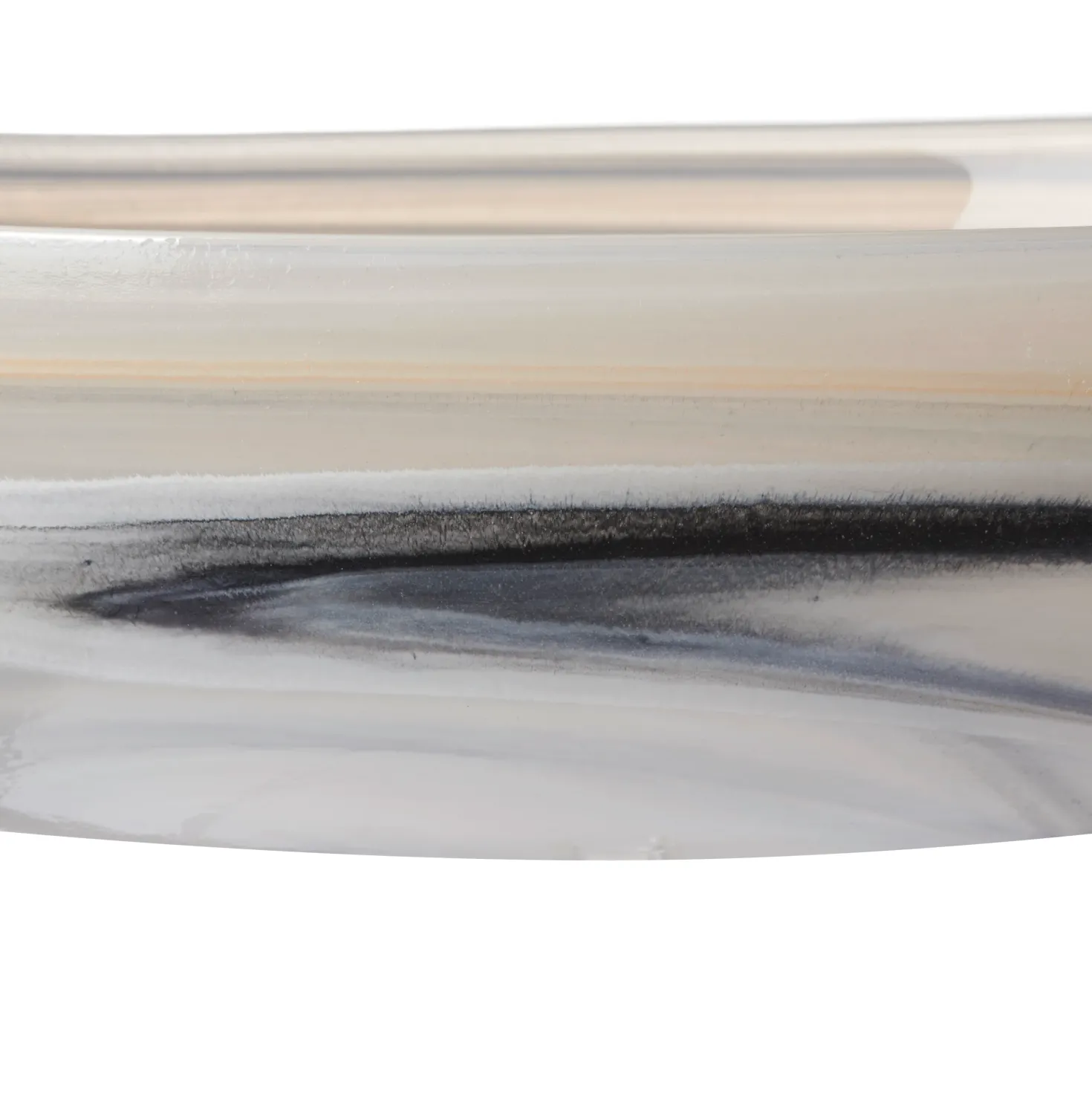 Schale ALABASTRO 32 cm beige oval