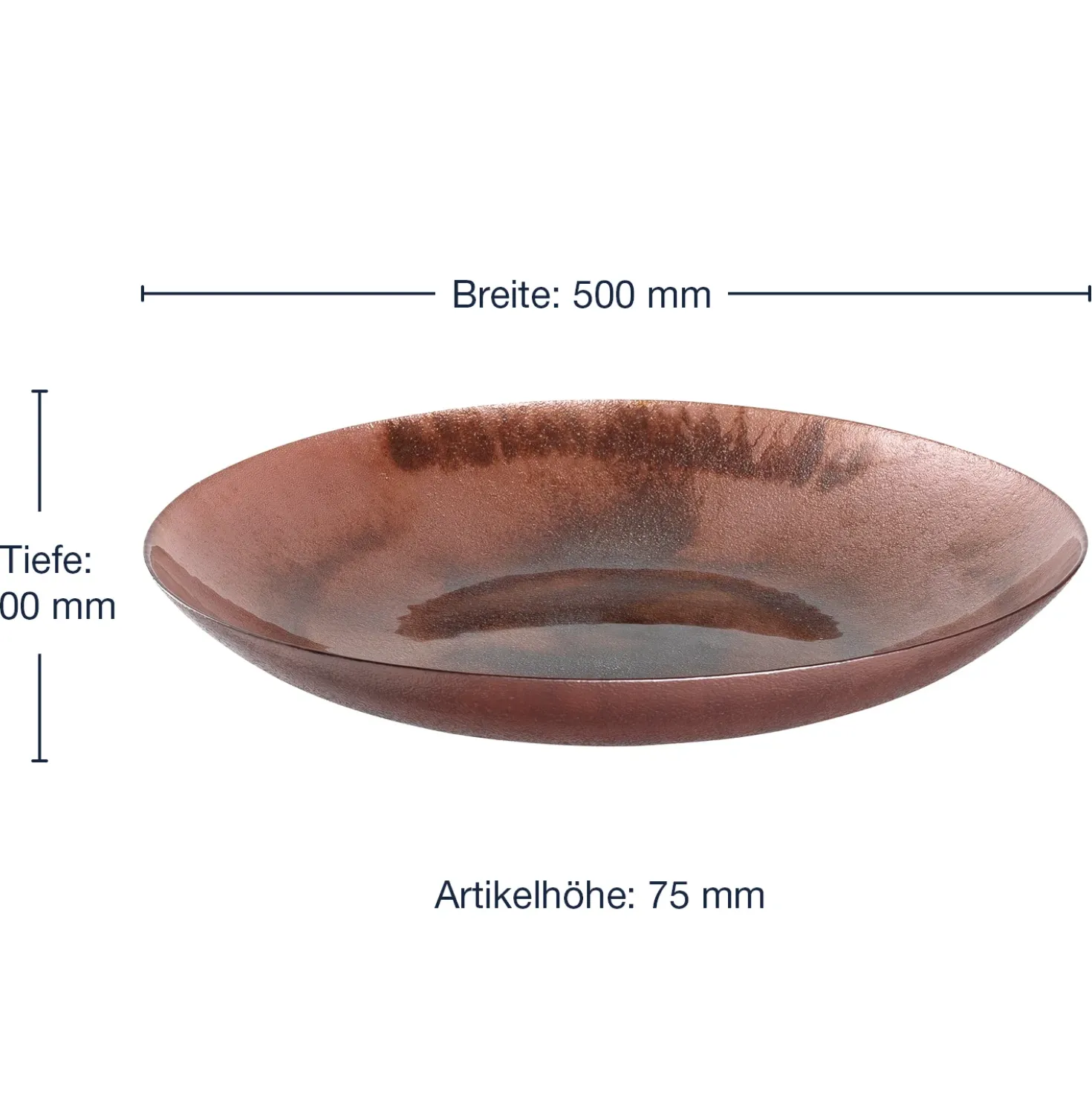 Schale POESIA 50 cm rosé