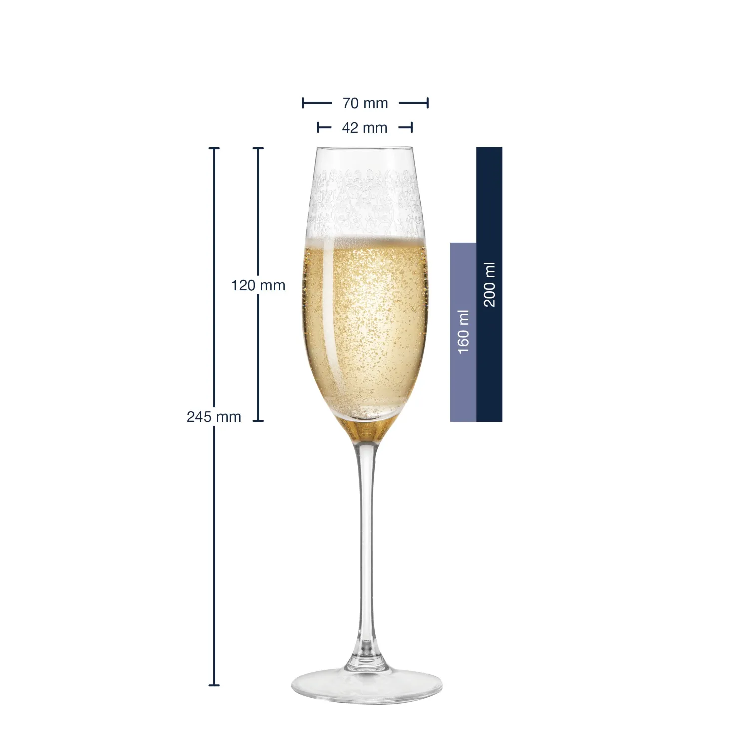 Sektglas CHATEAU 200 ml 6er-Set