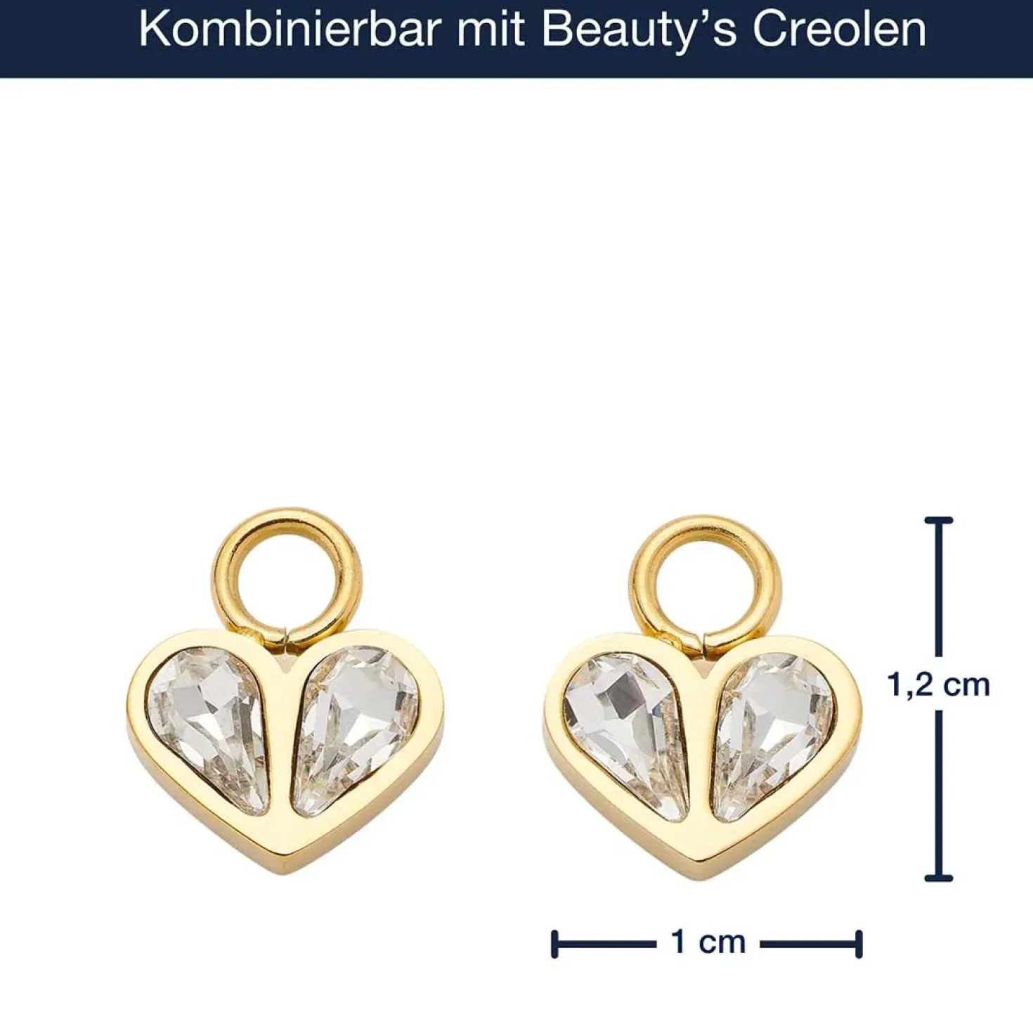 Set/2 Anhänger INES gold Beauty's