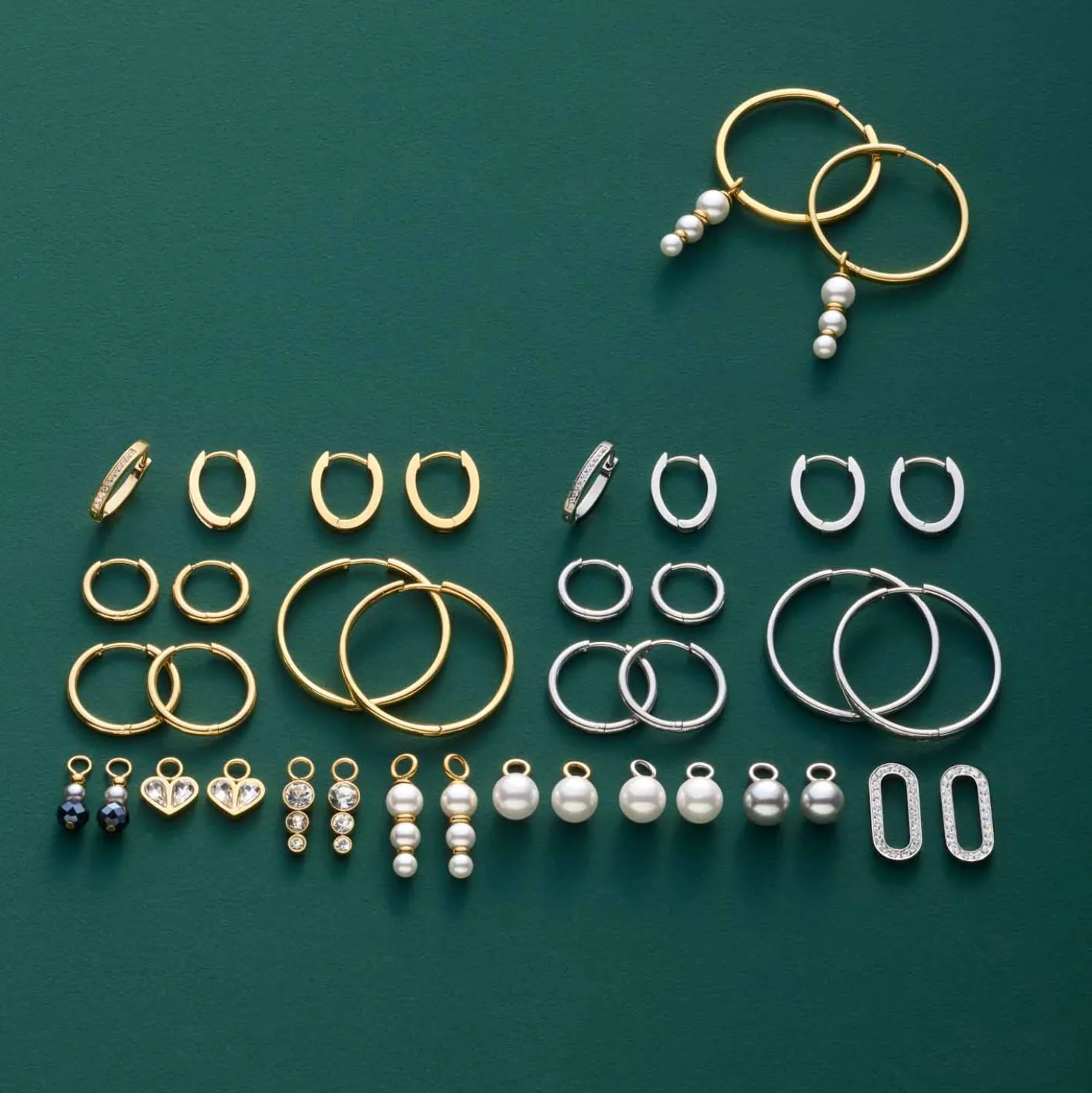 Set/2 Anhänger INES gold Beauty's