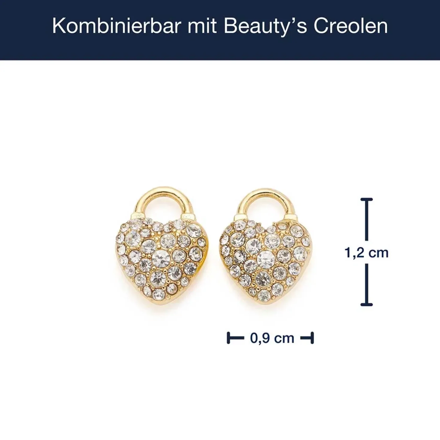 Set/2 Anhänger NICKY gold Beauty's
