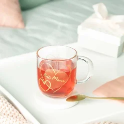 Tasse EMOZIONE 400 ml apricot 'Beste Mama'