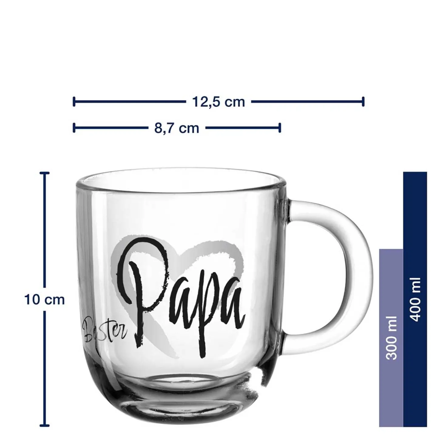 Tasse EMOZIONE 400 ml ‚Bester Papa‘