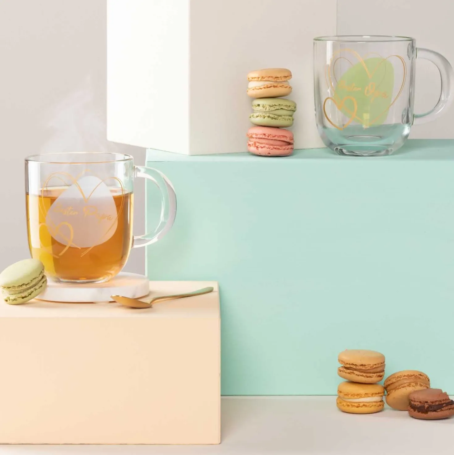 Tasse EMOZIONE 400 ml grün 'Bester Opa'
