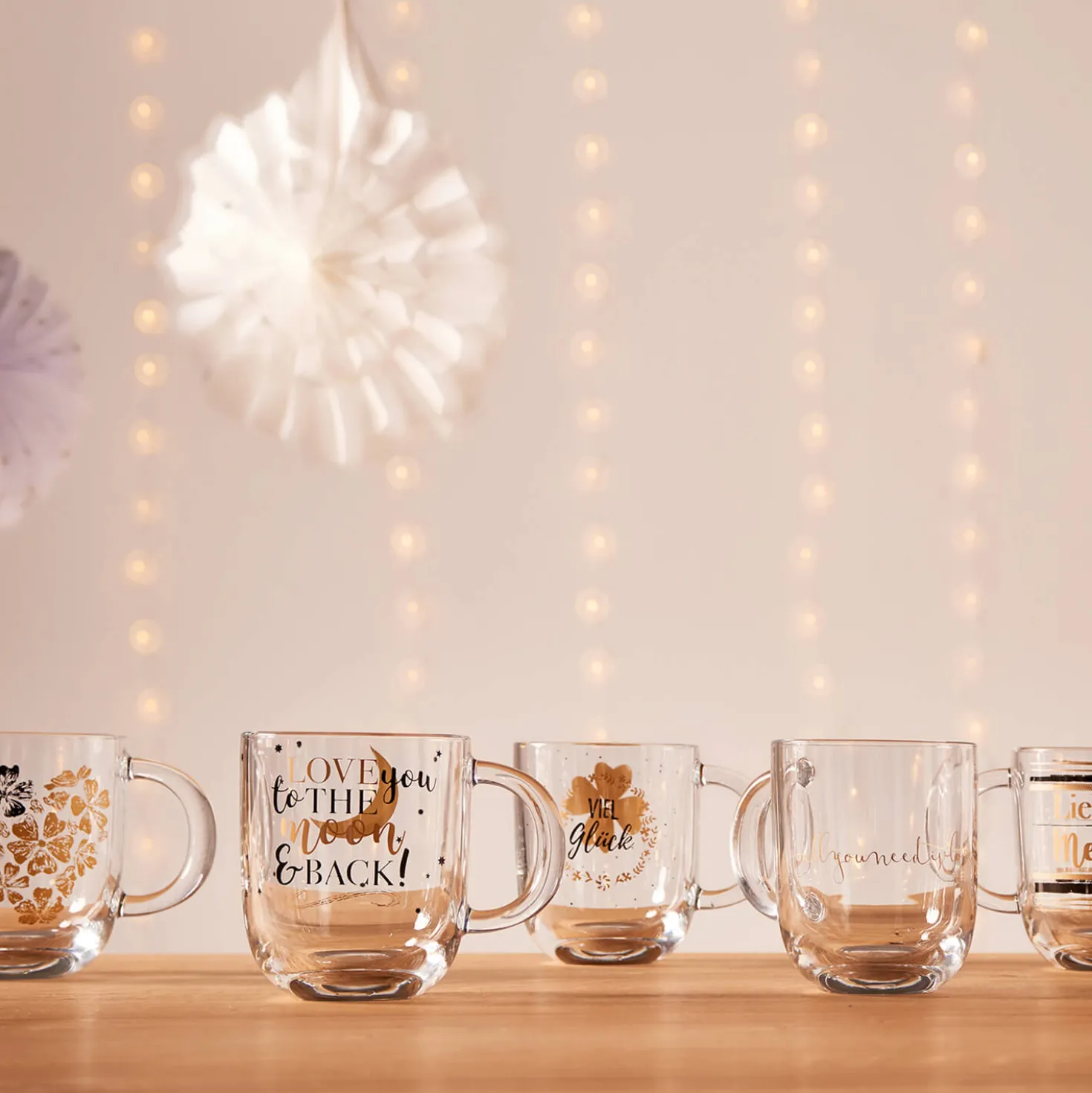 Tasse EMOZIONE 400 ml 'Viel Glück'