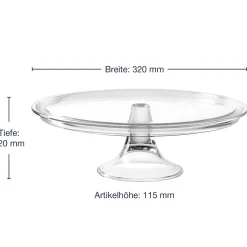 Tortenplatte auf Fuß CIAO 32 cm
