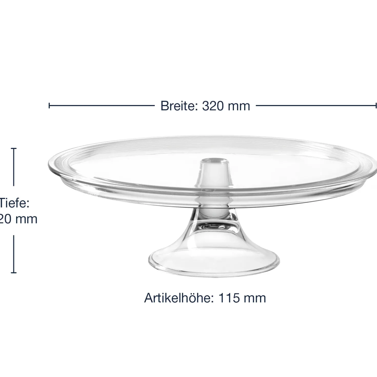 Tortenplatte auf Fuß CIAO 32 cm