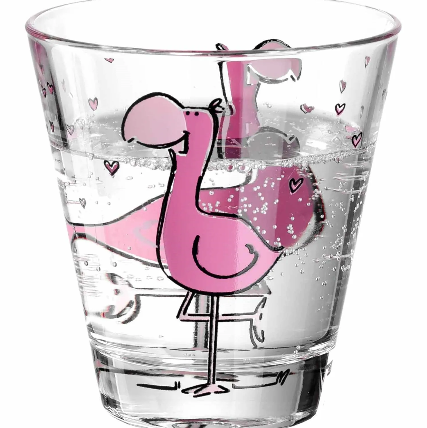 Trinkglas BAMBINI 215 ml Flamingo 6er-Set