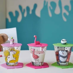 Trinkglas BAMBINI 215 ml Panda 6er-Set