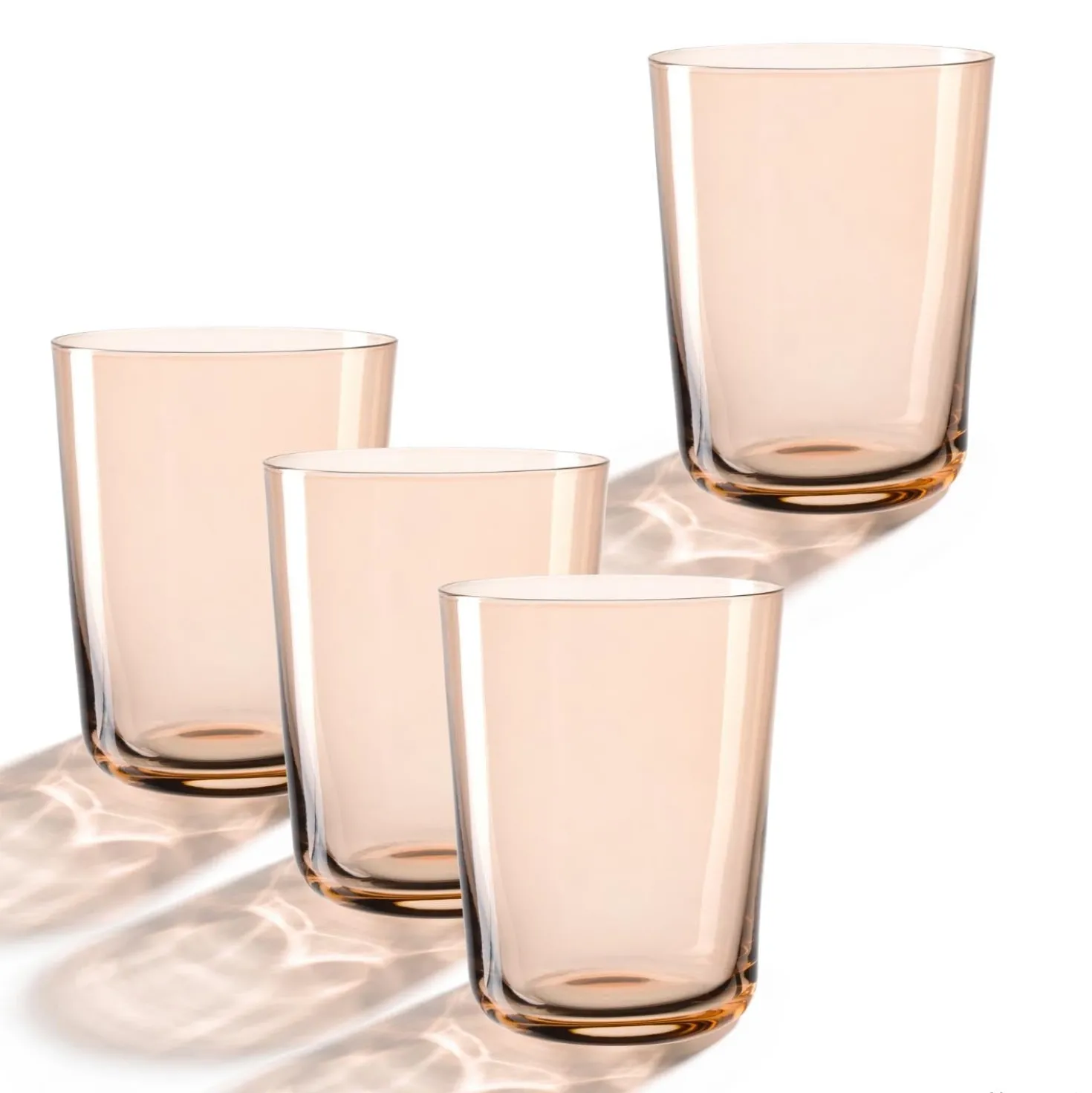 Trinkglas LEGGERO 330 ml cachi 4er-Set