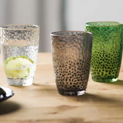 Trinkglas MATERA 340 ml anthrazit 4er-Set
