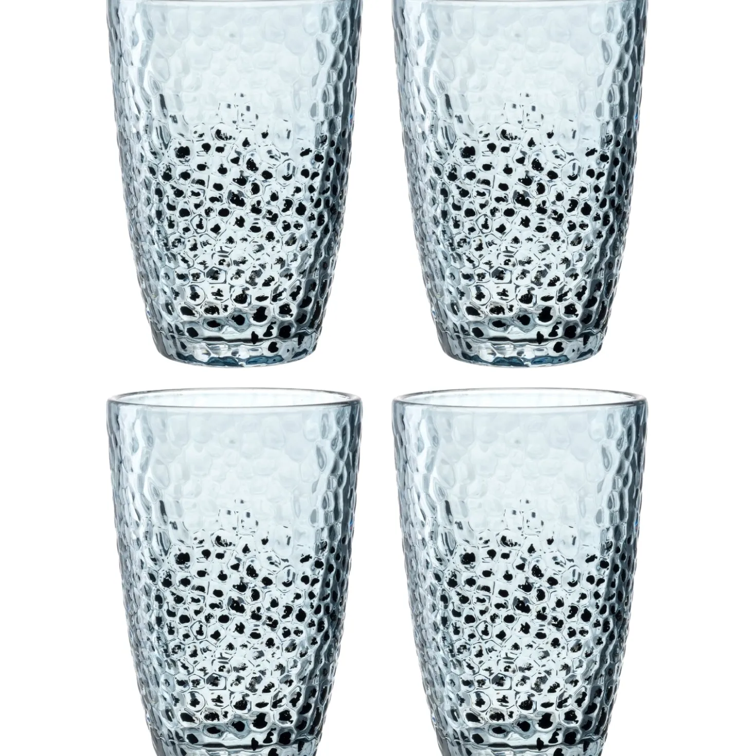 Trinkglas MATERA 340ml blau 4er-Set