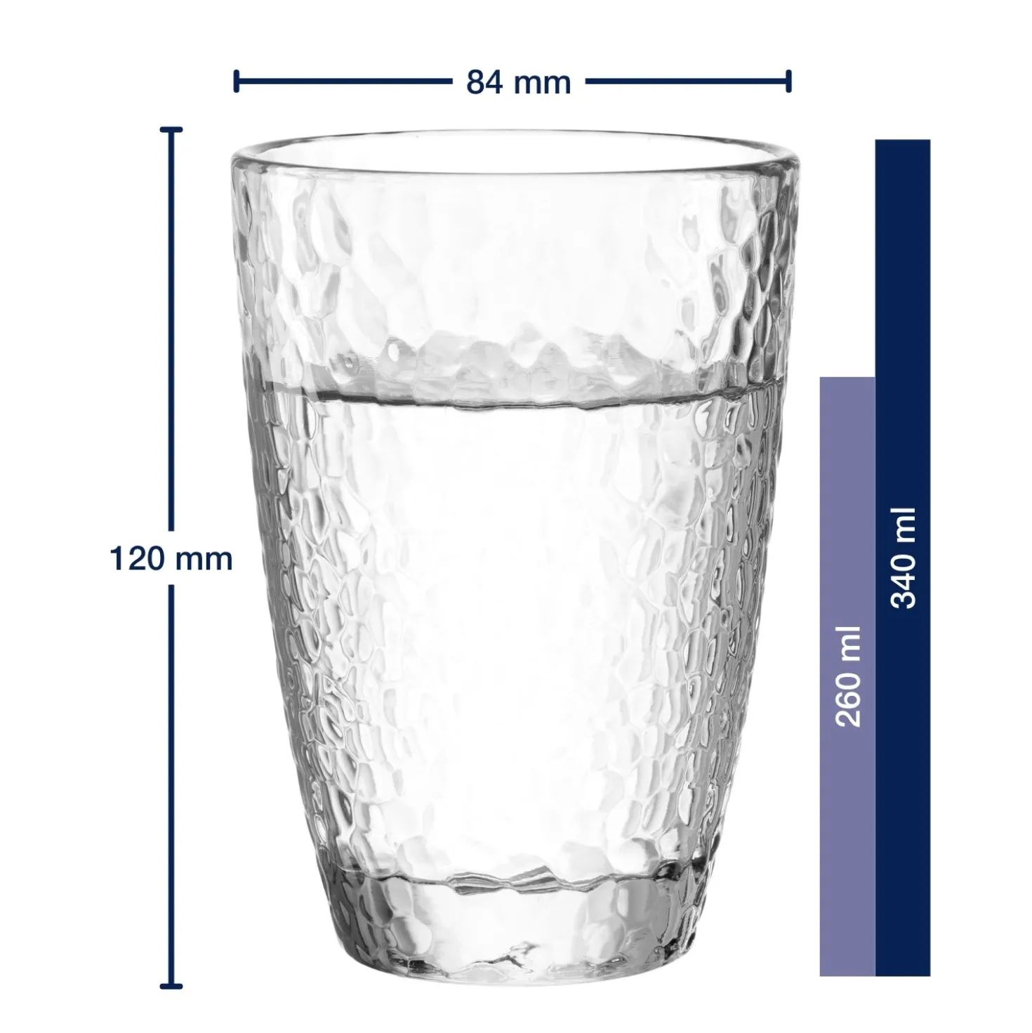 Trinkglas MATERA 340 ml 4er-Set