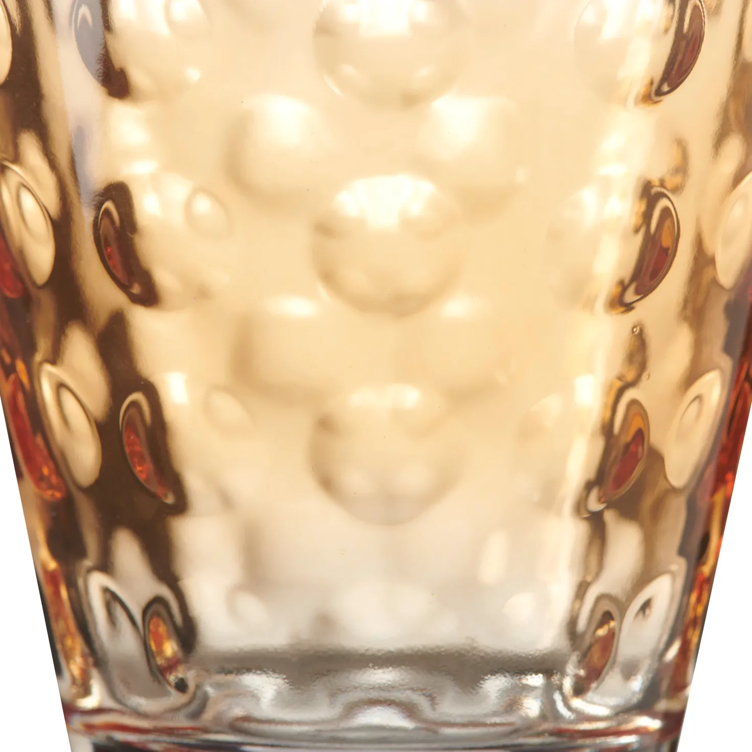 Trinkglas OPTIC 215 ml apricot 6er-Set