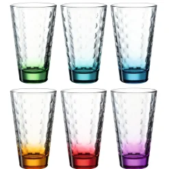 Trinkglas OPTIC 300 ml 6er-Set sortiert