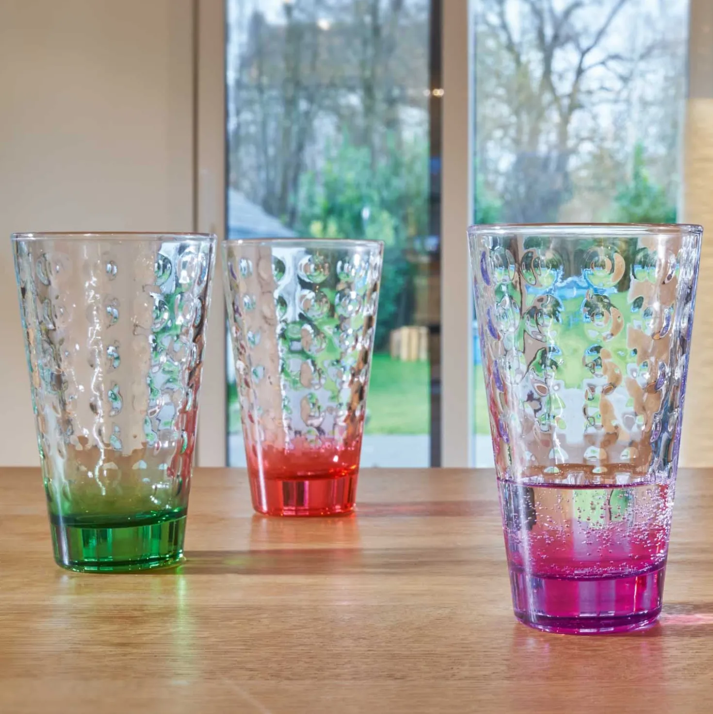 Trinkglas OPTIC 300 ml 6er-Set sortiert