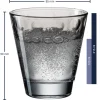 Trinkglas OPTIC 215 ml grau 6er-Set