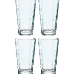 Trinkglas OPTIC 540 ml hellblau 4er Set