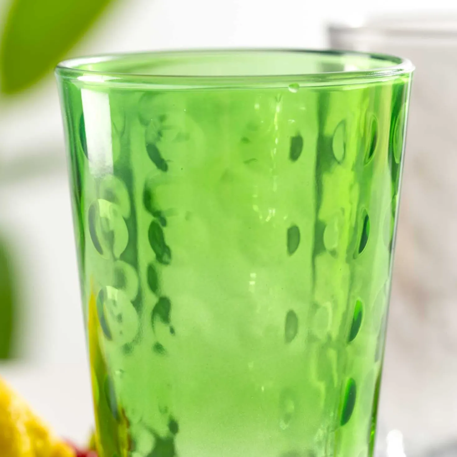 Trinkglas OPTIC 540 ml hellgrün 4er Set
