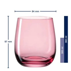 Trinkglas SORA 360 ml 6er-Set