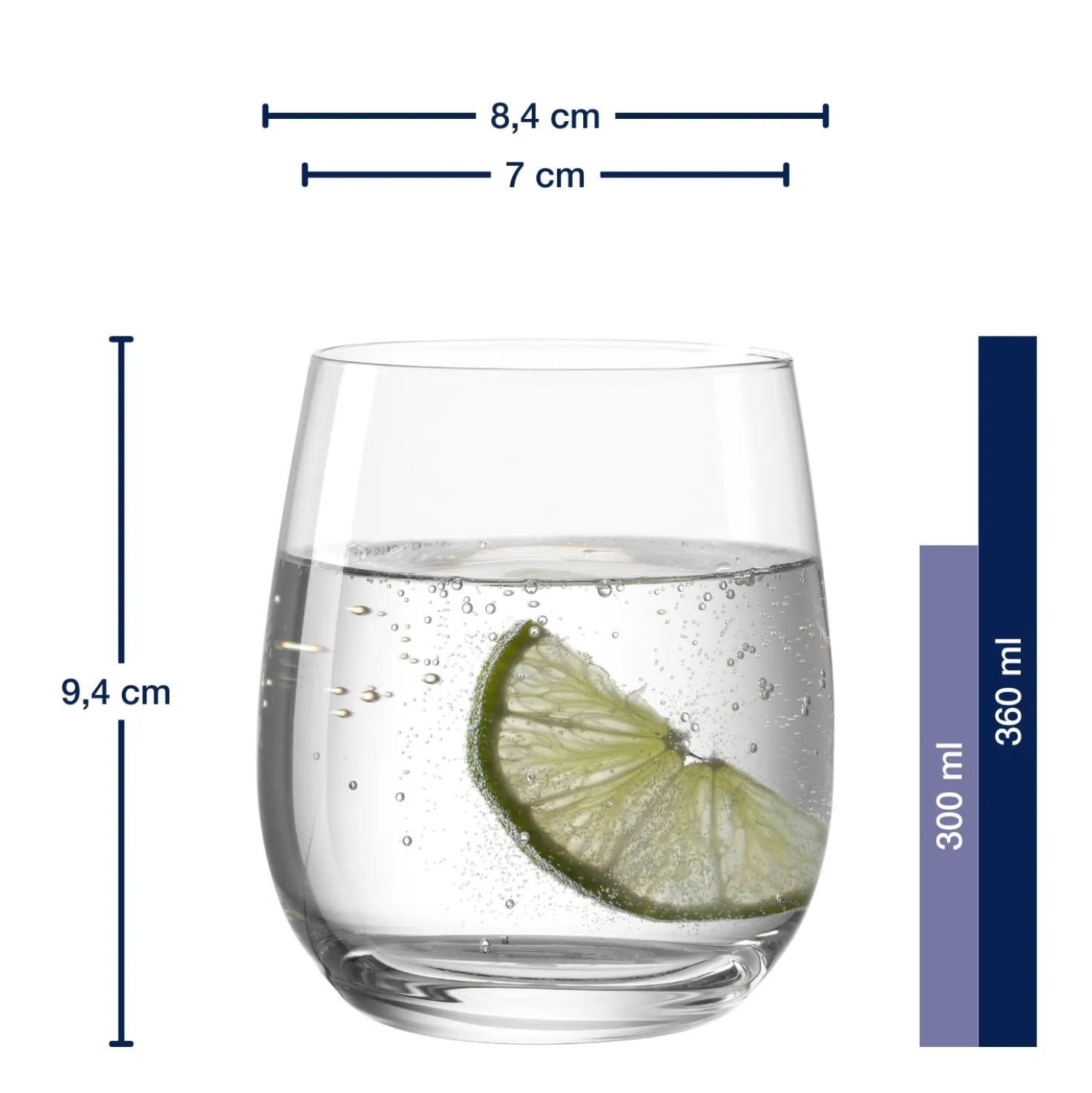 Trinkglas TIVOLI 360 ml 6er-Set