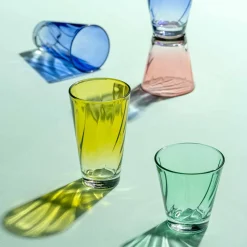 Trinkglas TWIST 215 ml grün 4er-Set