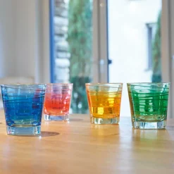 Trinkglas VARIO STRUTTURA 250 ml grün 6er-Set
