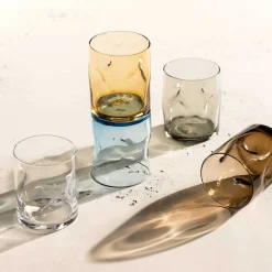Trinkglas VESUVIO 300 ml braun 4er-Set