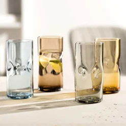 Trinkglas VESUVIO 330 ml 4er-Set farbig