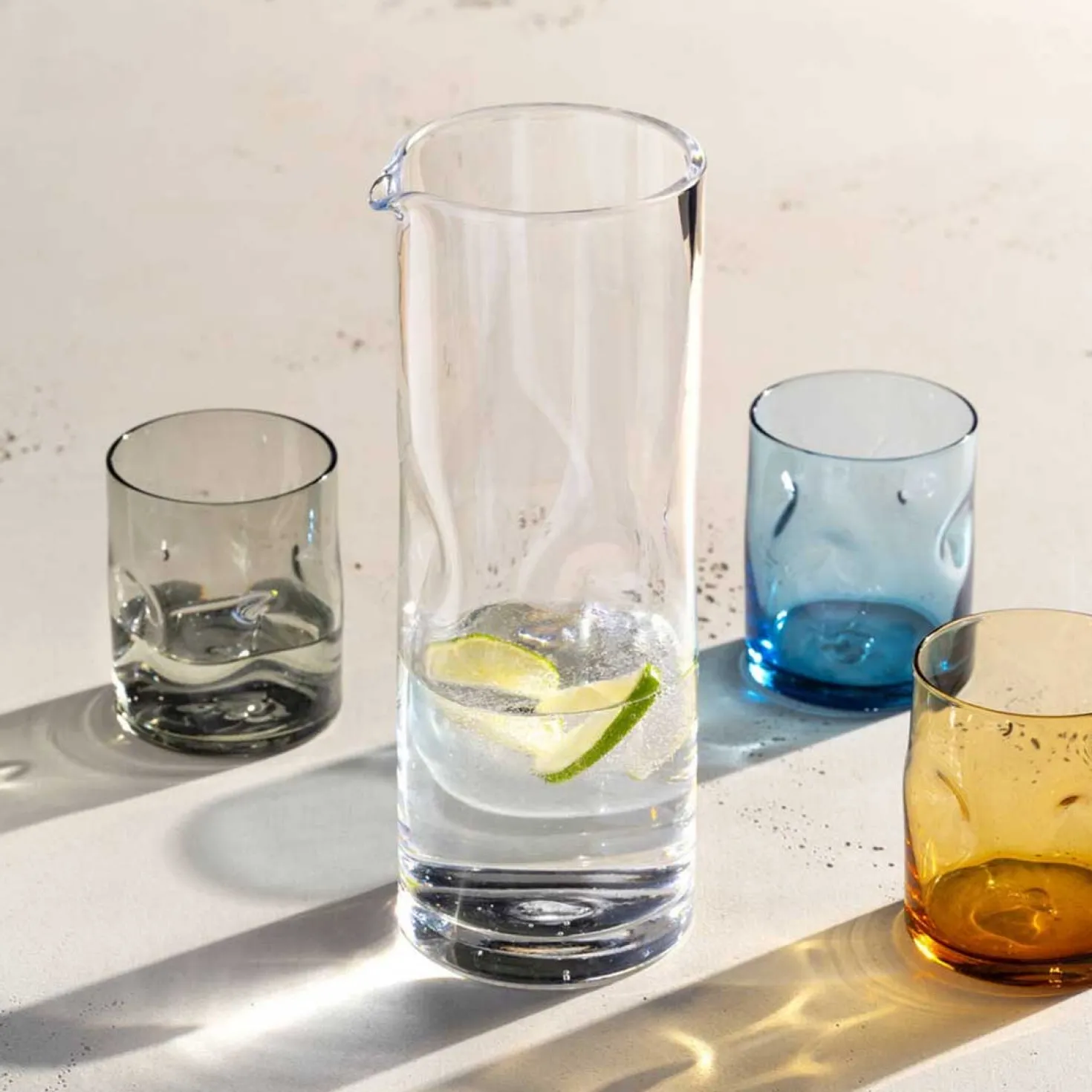 Trinkglas VESUVIO 300 ml farbig 4er-Set