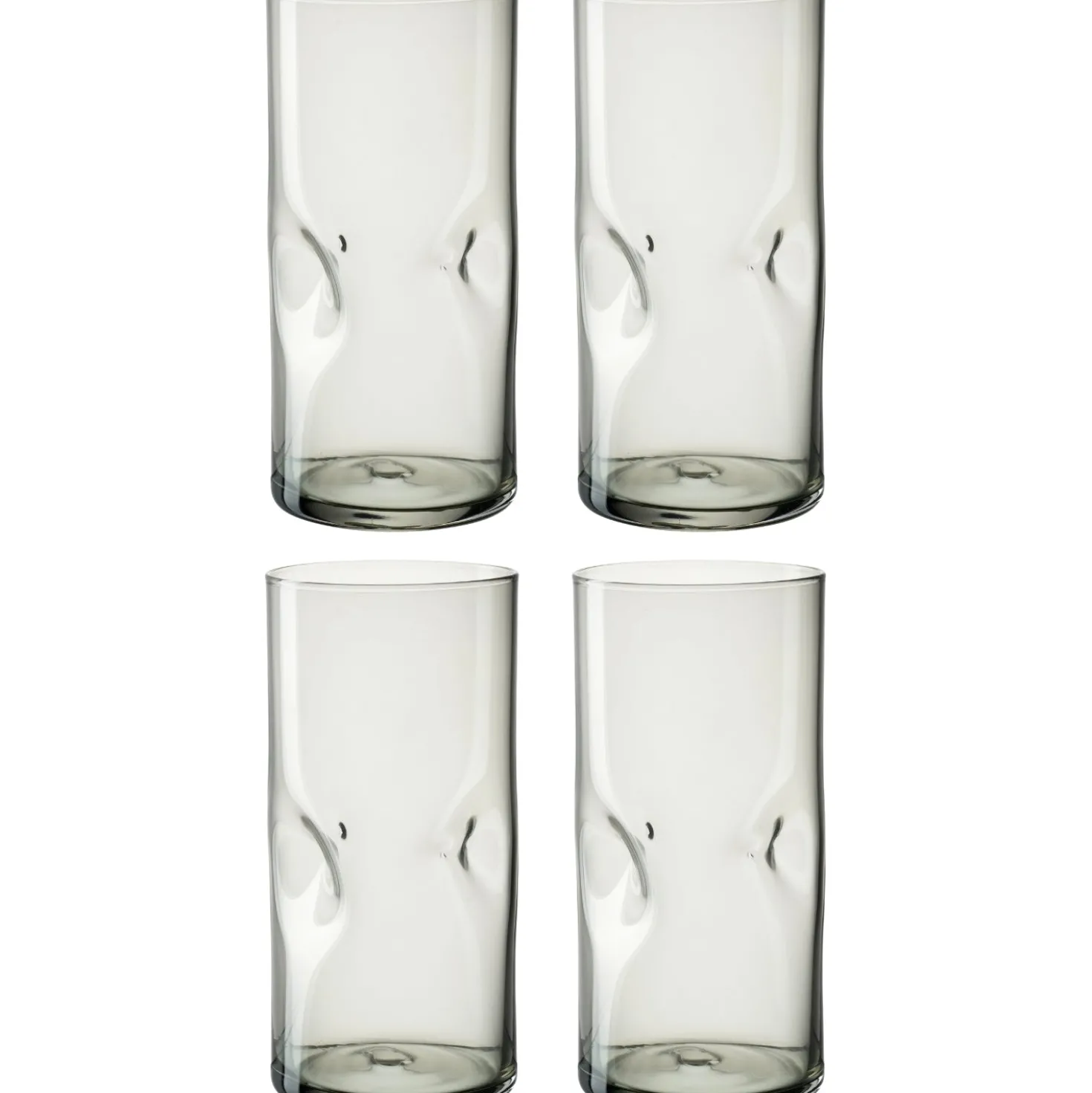 Trinkglas VESUVIO 330 ml grau 4er-Set