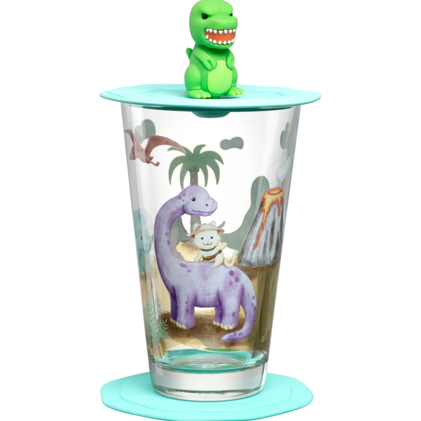 Trinkset BAMBINI AVVENTURA 3-teilig 300 ml Dino
