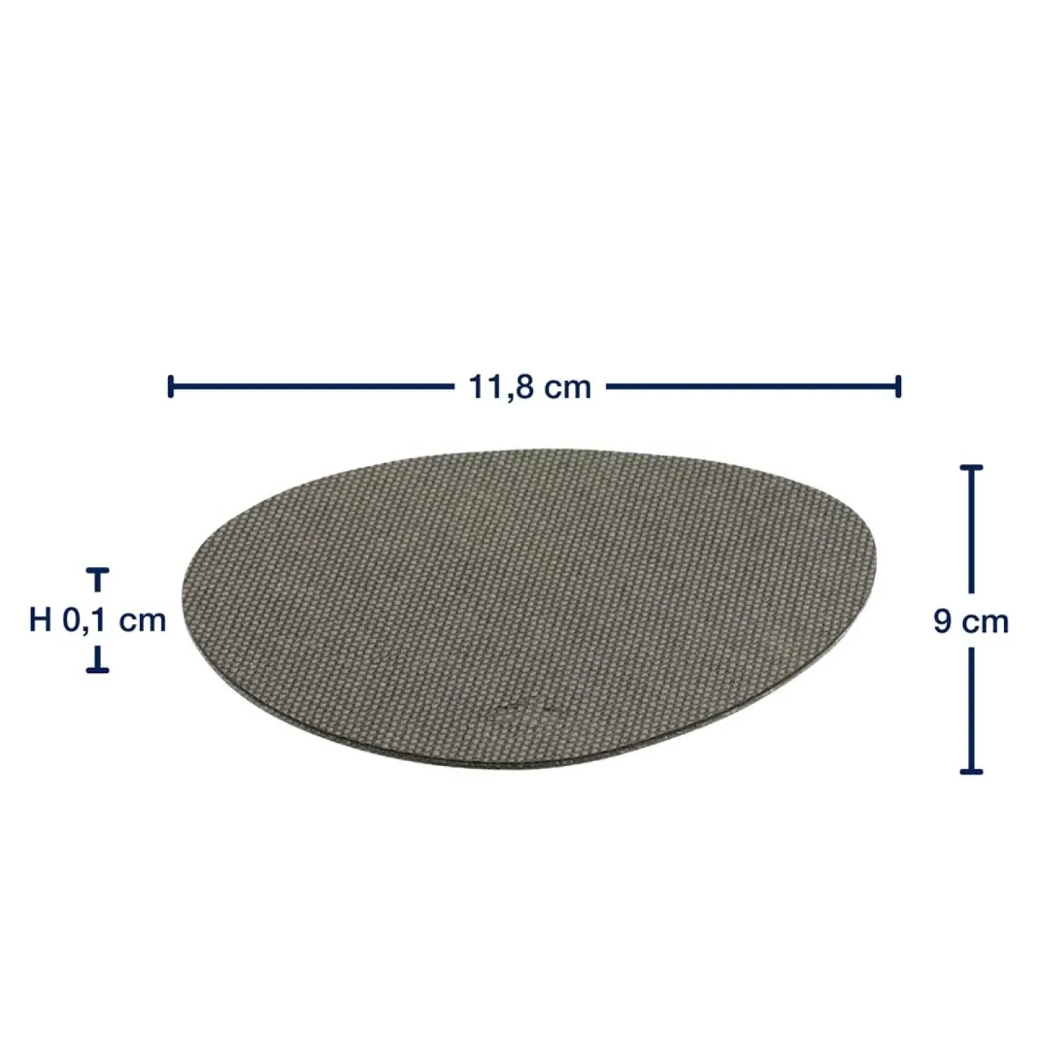 Untersetzer GOCCE grau 4er-Set