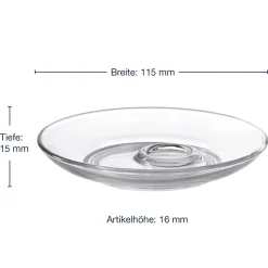 Untertasse SENSO 12 cm 6er-Set